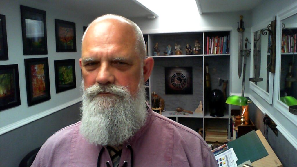 sifu mark ringer in study - learn kung fu online